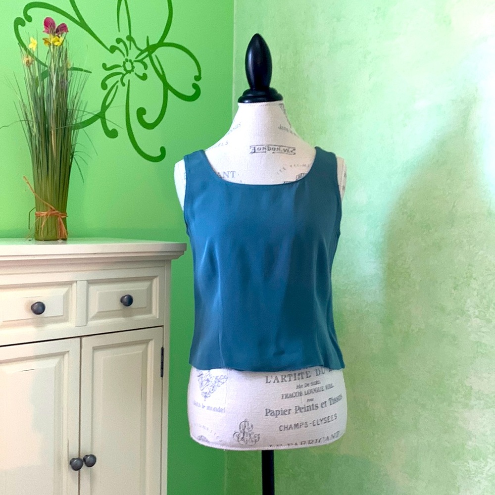 Jones New York silk sleeveless top